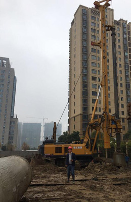安徽同鑄攜手徐工，以全新鉆機(jī)助力利華世紀(jì)新城建設(shè)